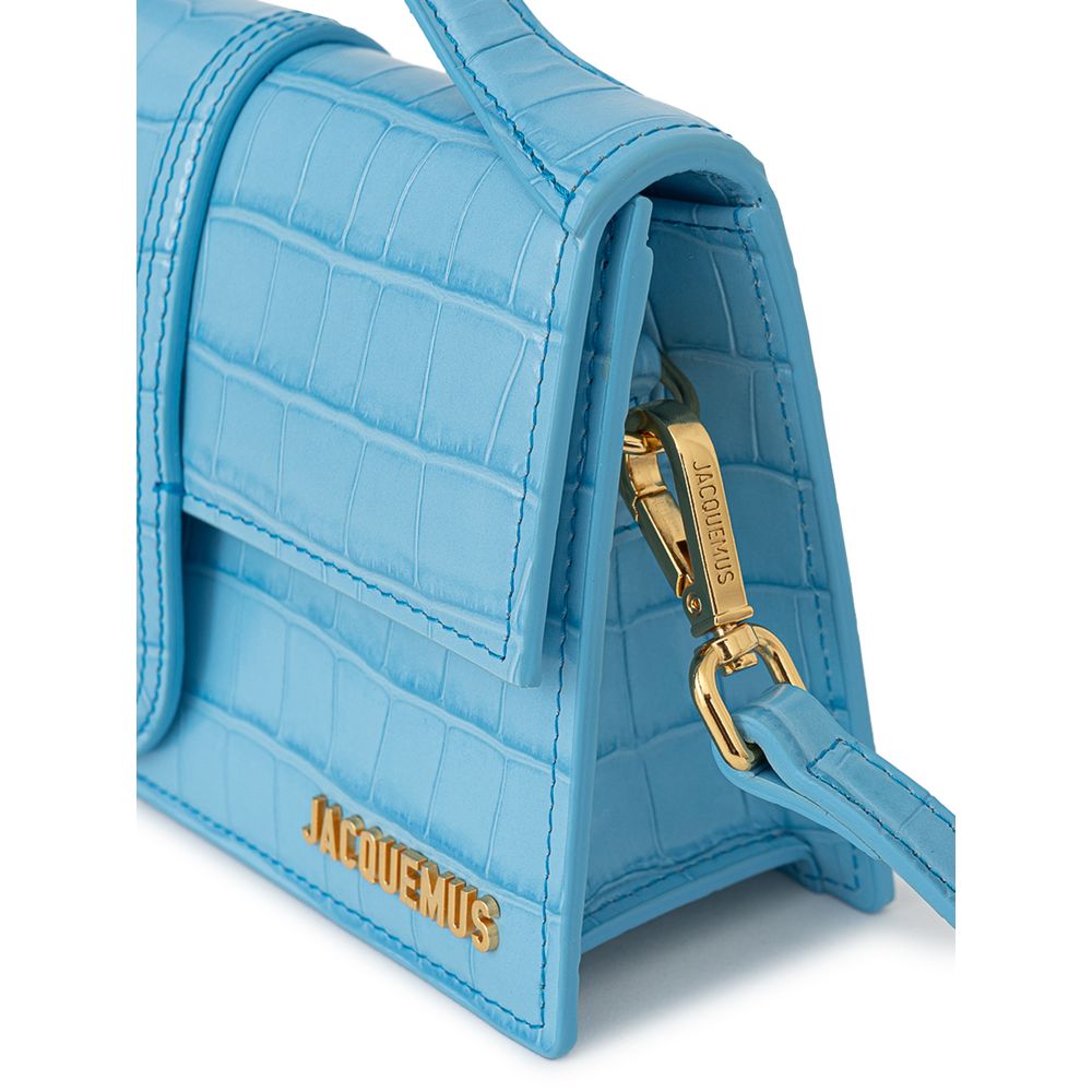 Light Blue Leather Handbag