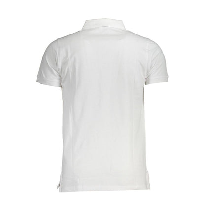 White Cotton Polo Shirt