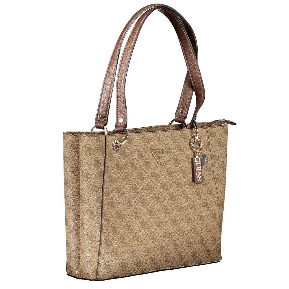 Beige Polyethylene Handbag