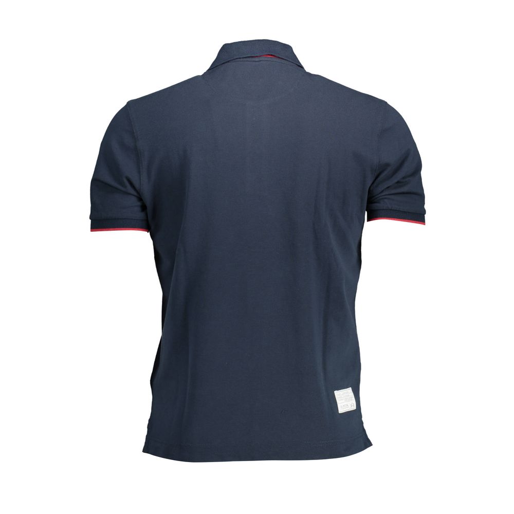 Elegant Blue Short-Sleeved Polo