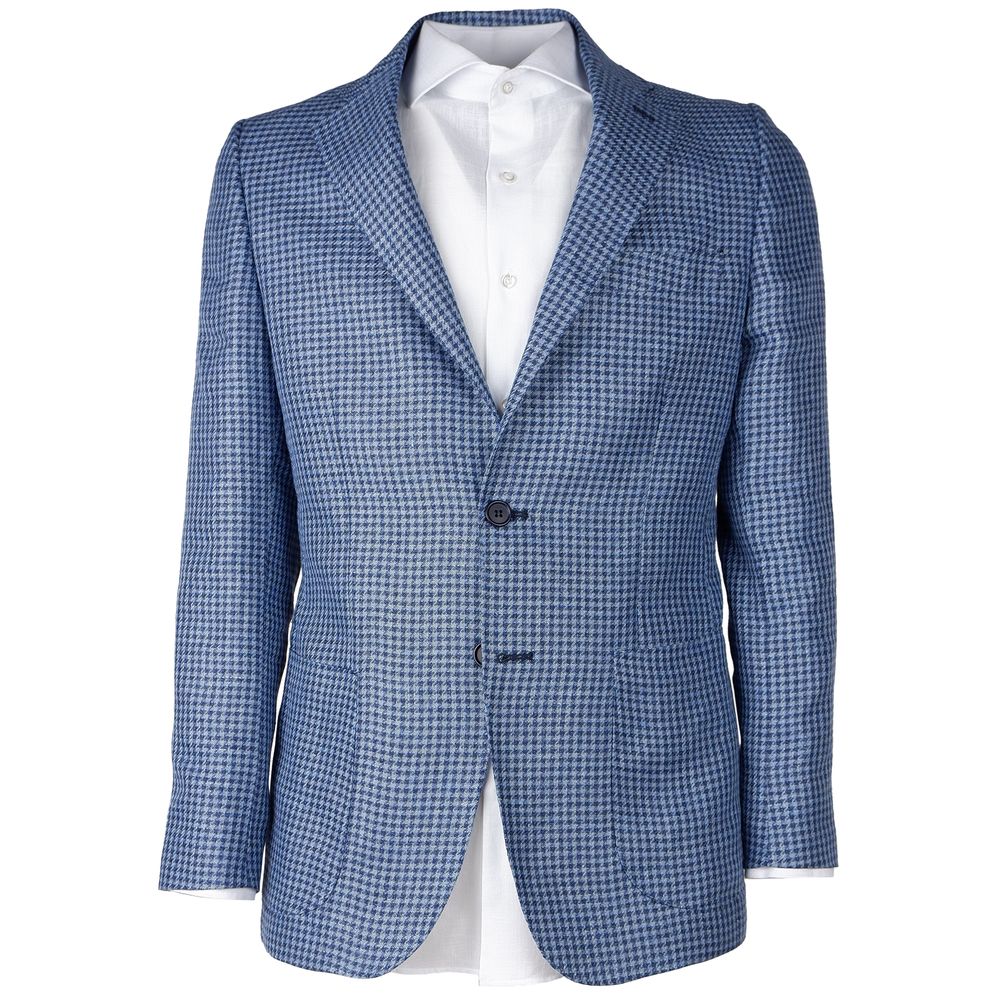 Blue Wool Vergine Blazer