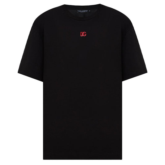 Black Cotton T-Shirt