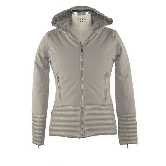 Champagne Elegance: Sleek Down Jacket