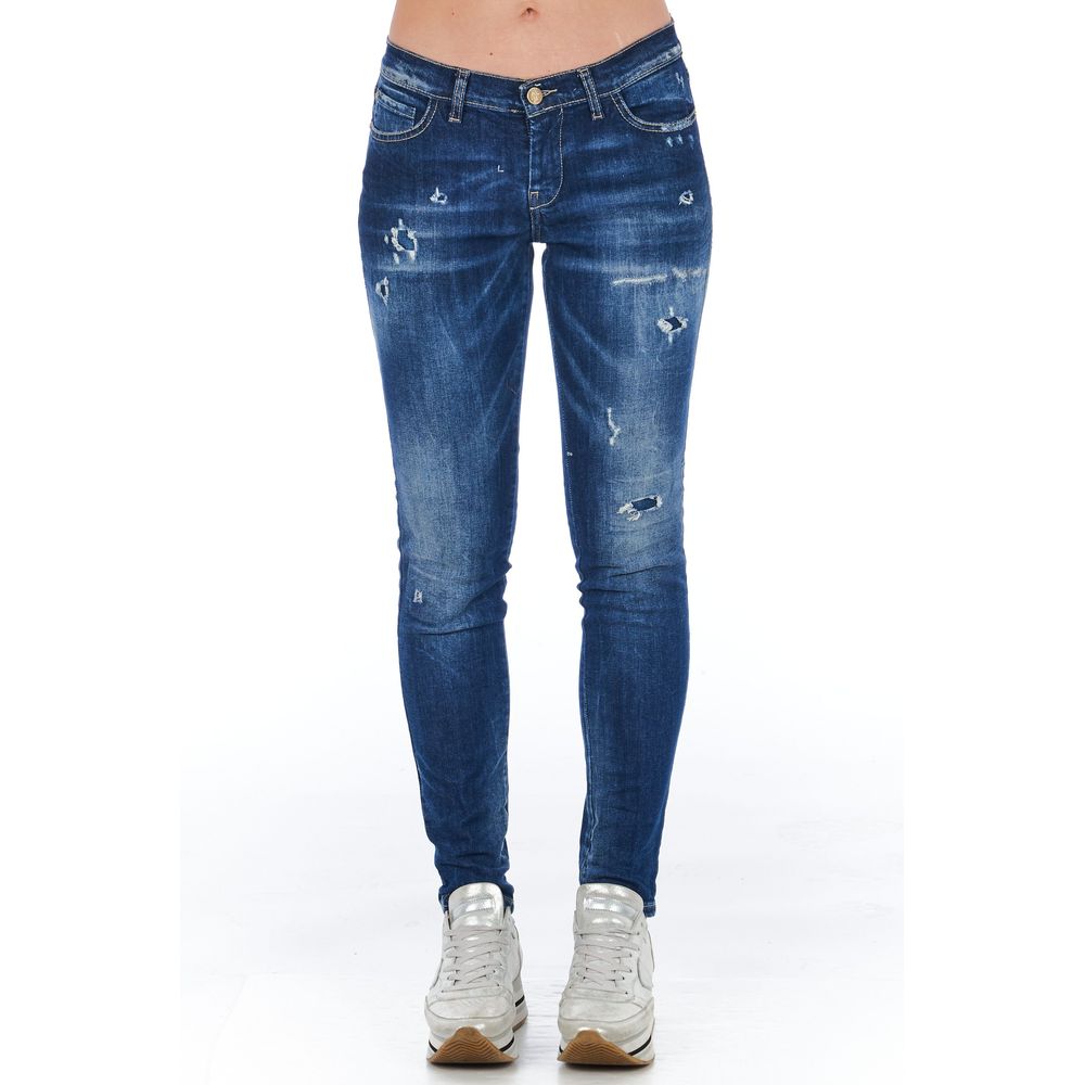 Blue Cotton Women's Skinny Jean