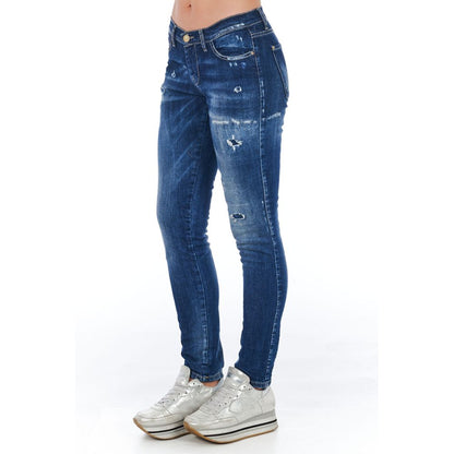 Blue Cotton Women's Skinny Jean