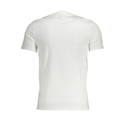 Elegant V-Neck Slim White Tee