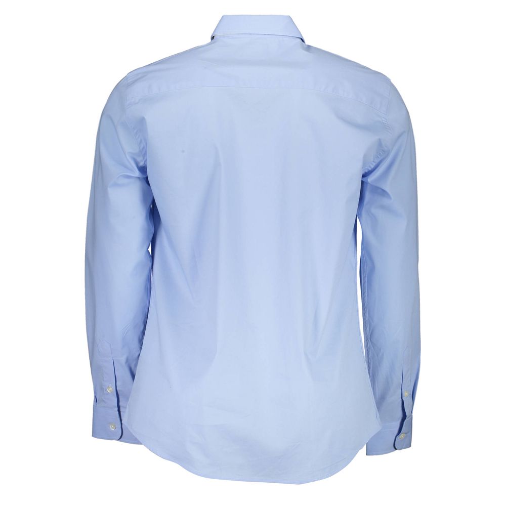 Elegant Light Blue Long Sleeve Shirt