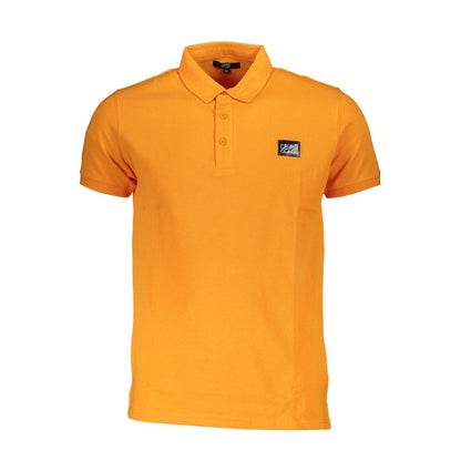 Orange Cotton Polo Shirt