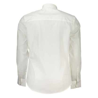 Elegant Long-Sleeved White Shirt - Regular Fit