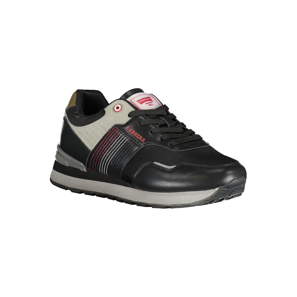 Zwarte polyester sneaker