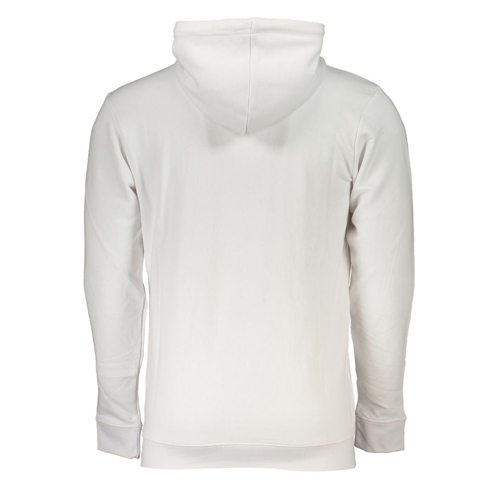 Elegante sudadera con capucha en blanco