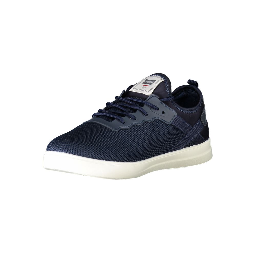 Blue Polyester Sneaker