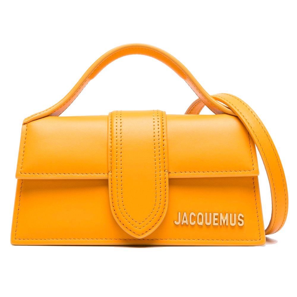 Yellow Leather Crossbody Bag