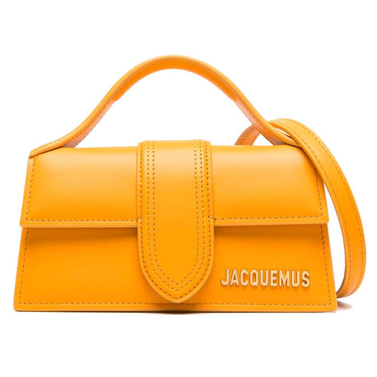 Yellow Leather Crossbody Bag