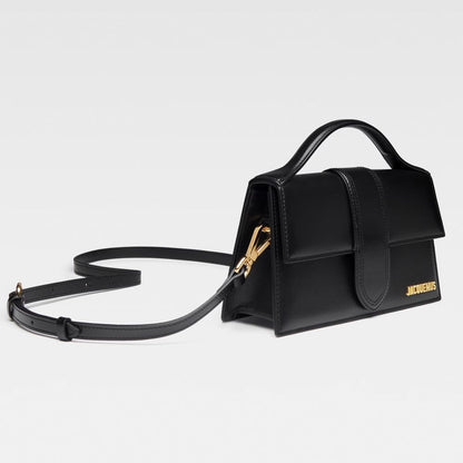 Black Leather Crossbody Bag