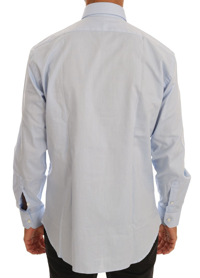 Light Blue Cotton Dress Shirt