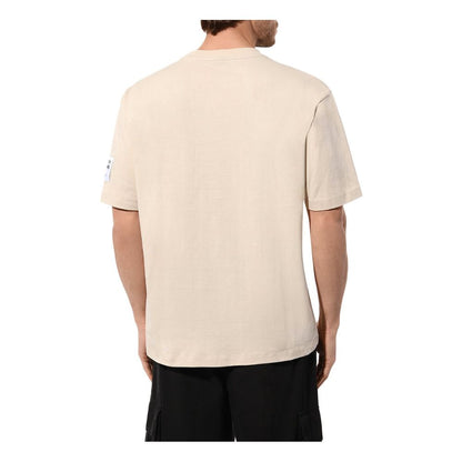 Beige Cotton T-Shirt