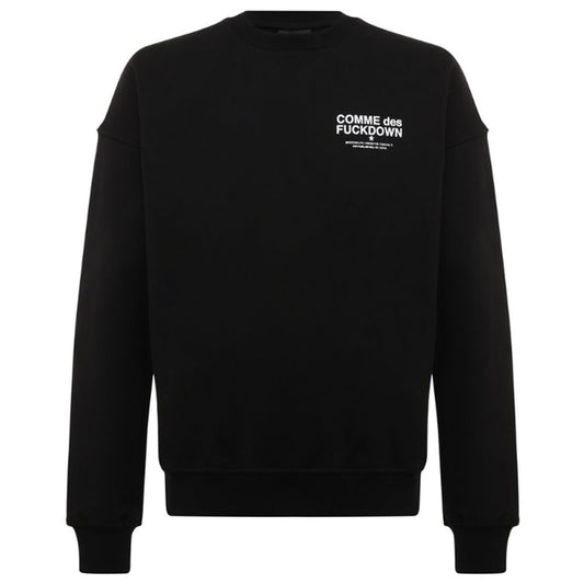 Black Cotton Sweater