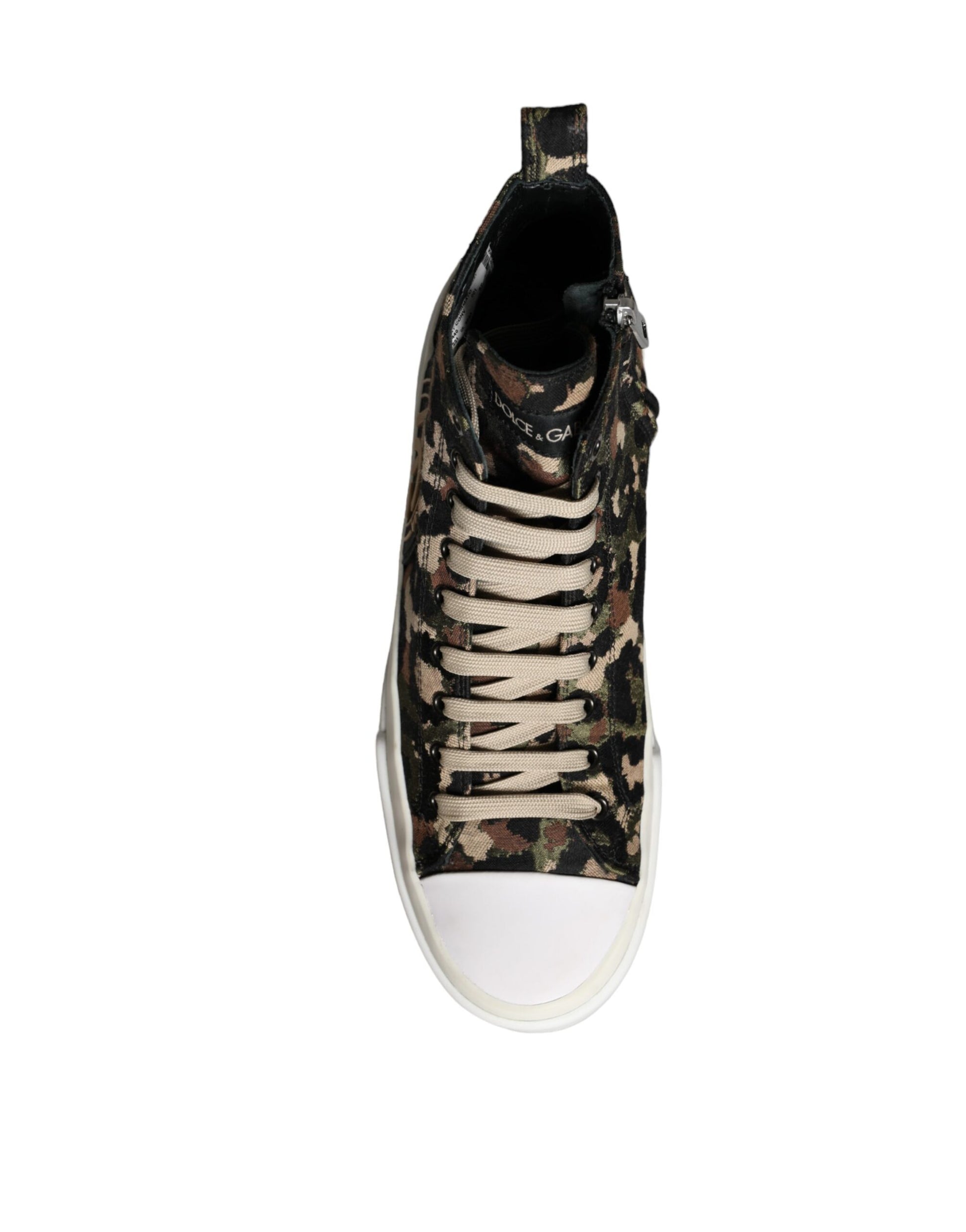 Multicolor Camouflage High Top Sneaker Shoes