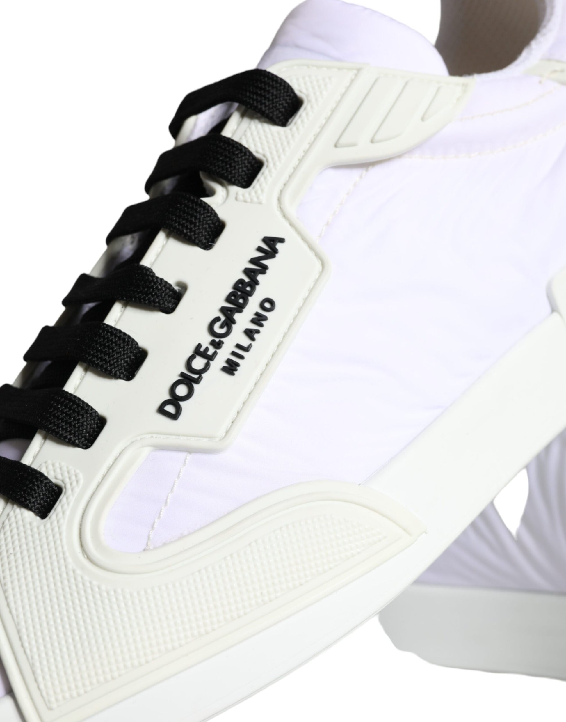 White Portofino Logo Low Top Trainers Sneakers Shoes