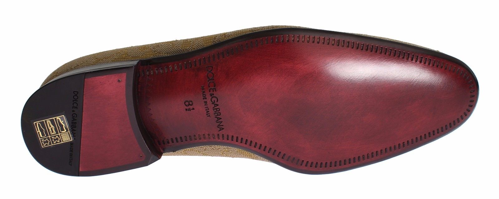 Gouden barokke zijden jurk loafers