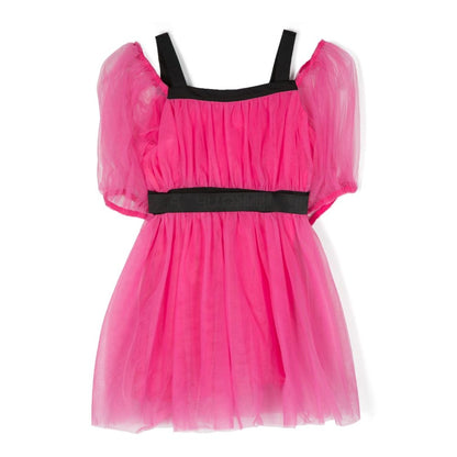 Fuchsia Nylon Dress