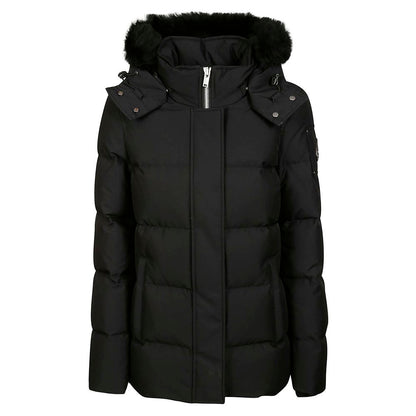 Black Polyester Jackets & Coat