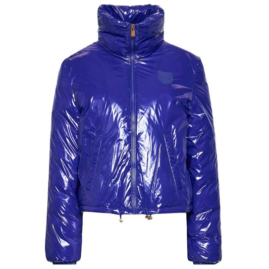 Blue Nylon Jackets & Coat