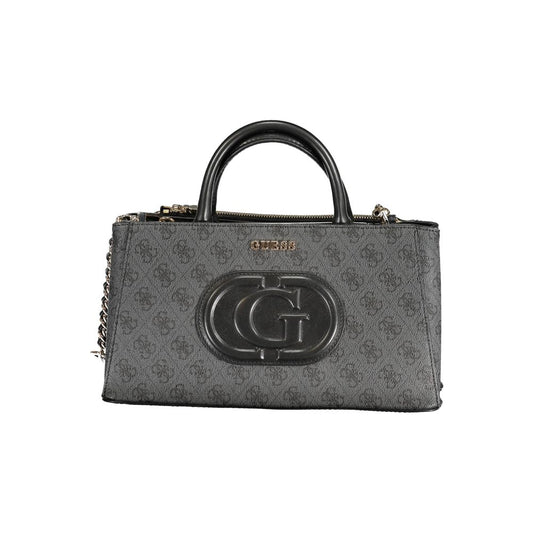 Gray Polyethylene Handbag