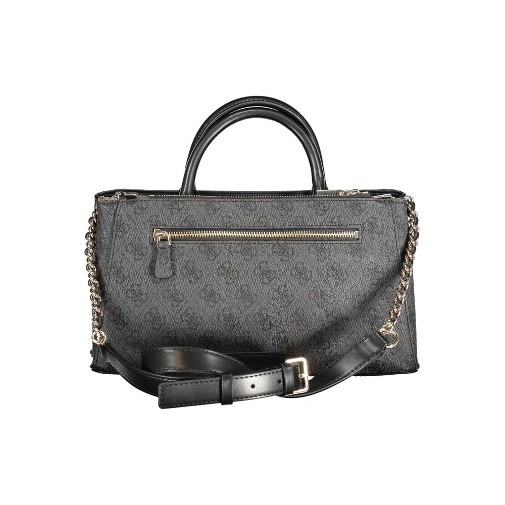 Gray Polyethylene Handbag