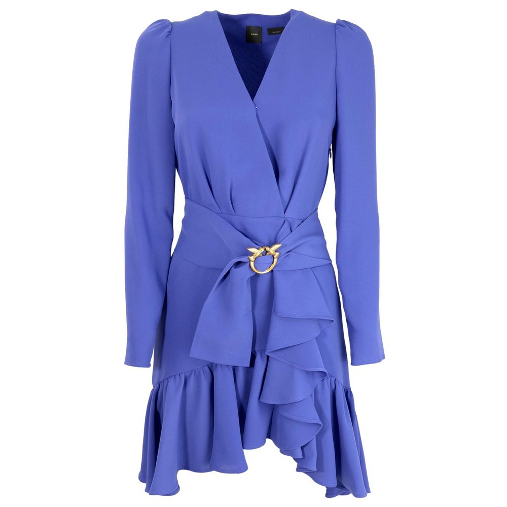 Blue Polyester Dress