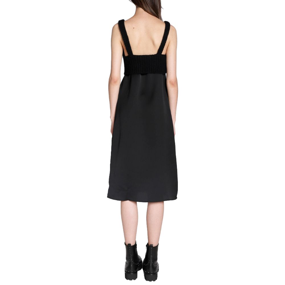 Black Polyester Dress