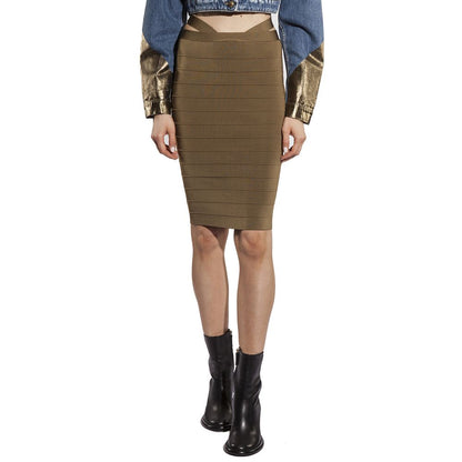 Army Viscose Skirt