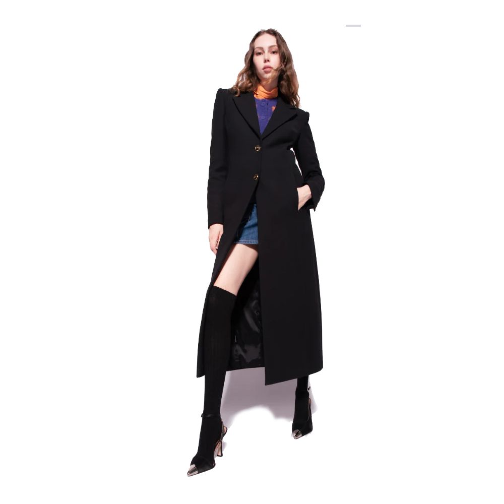 Black Wool Jackets & Coat