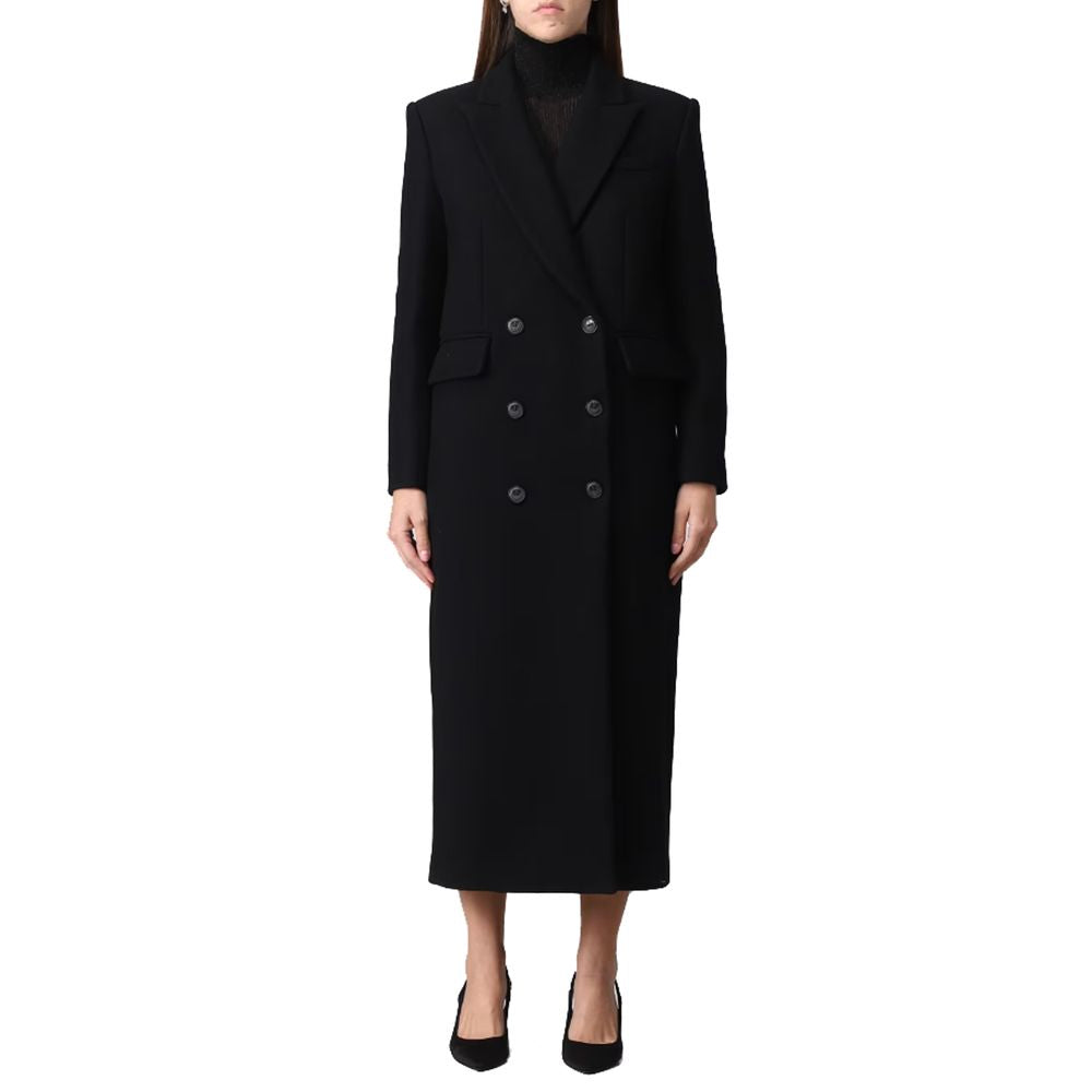 Black Wool Jackets & Coat