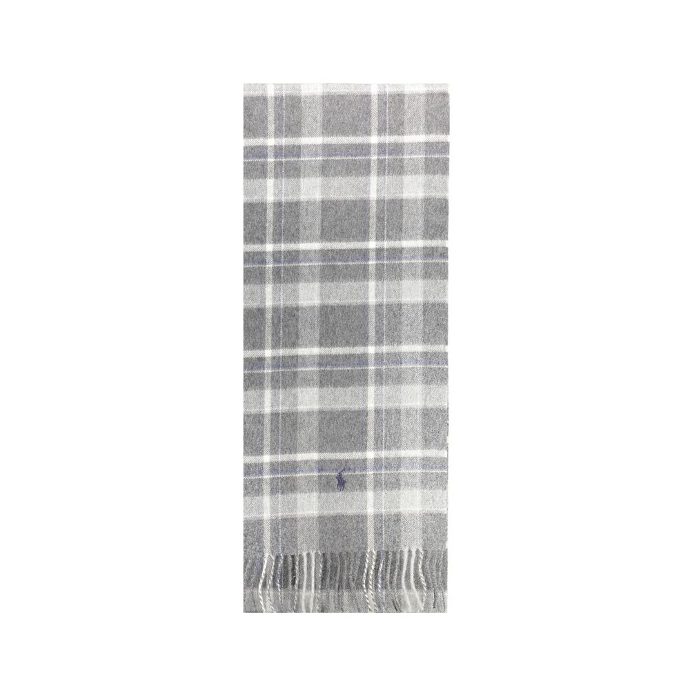 Gray Wool Scarf