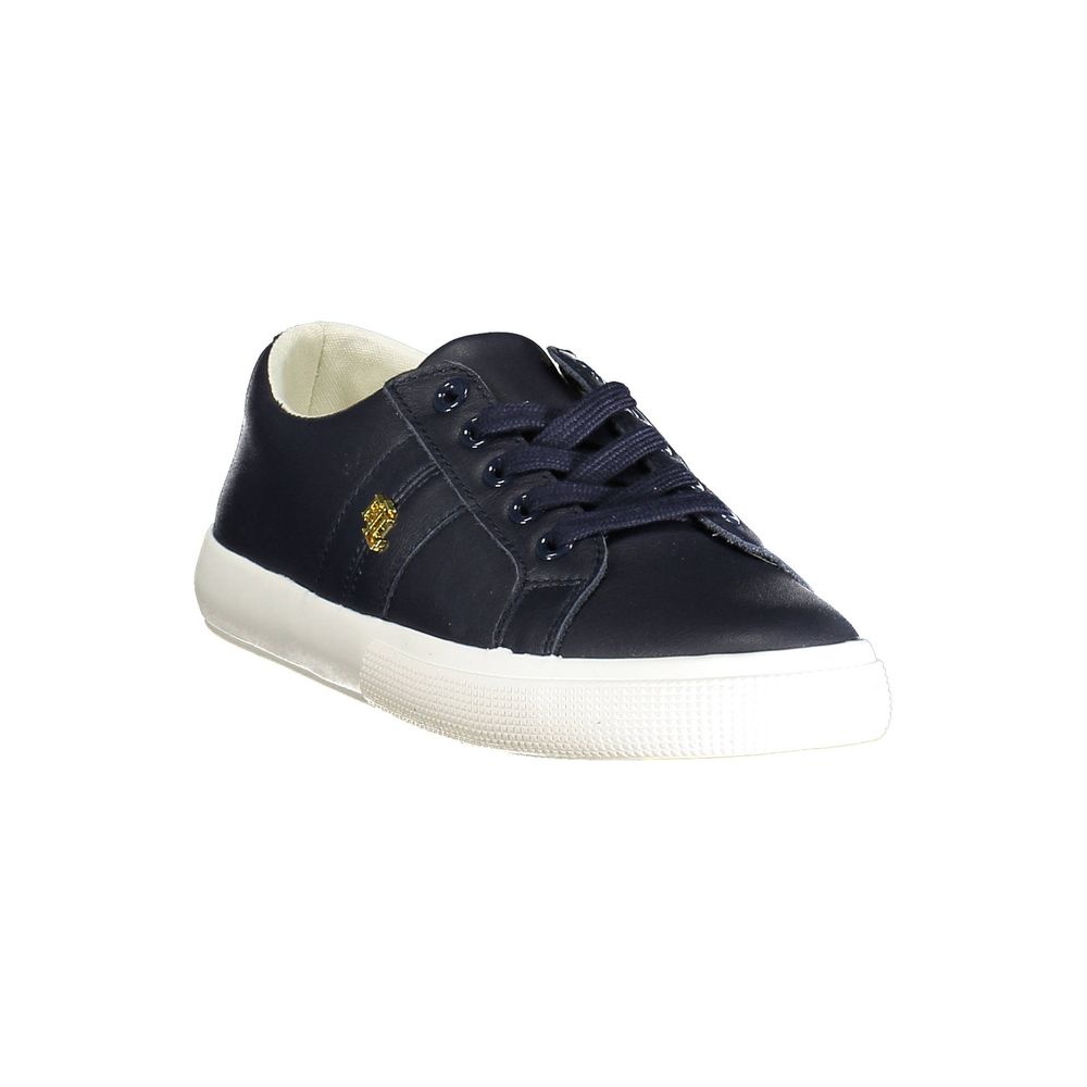 Blue Polyester Sneaker