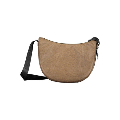 Brown Polyester Handbag