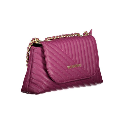 Purple Polyethylene Handbag