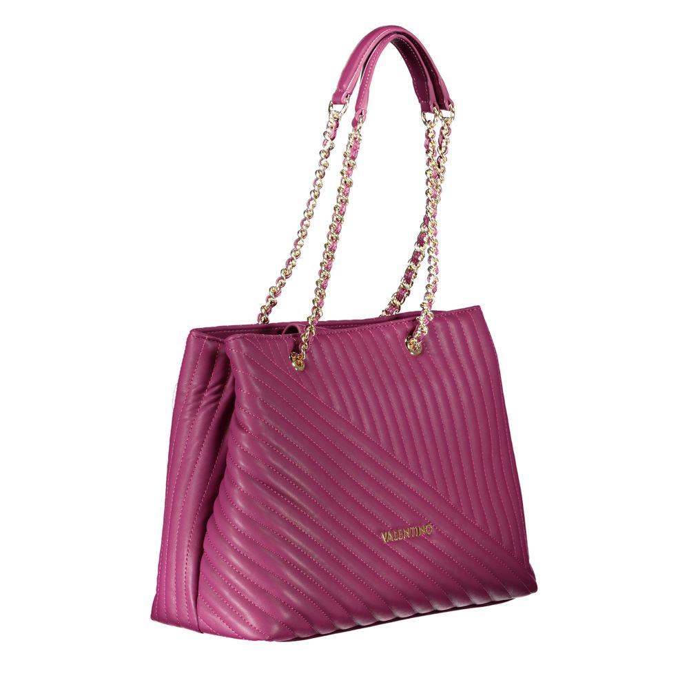 Purple Polyethylene Handbag