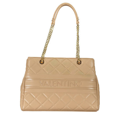 Beige Polyethylene Handbag