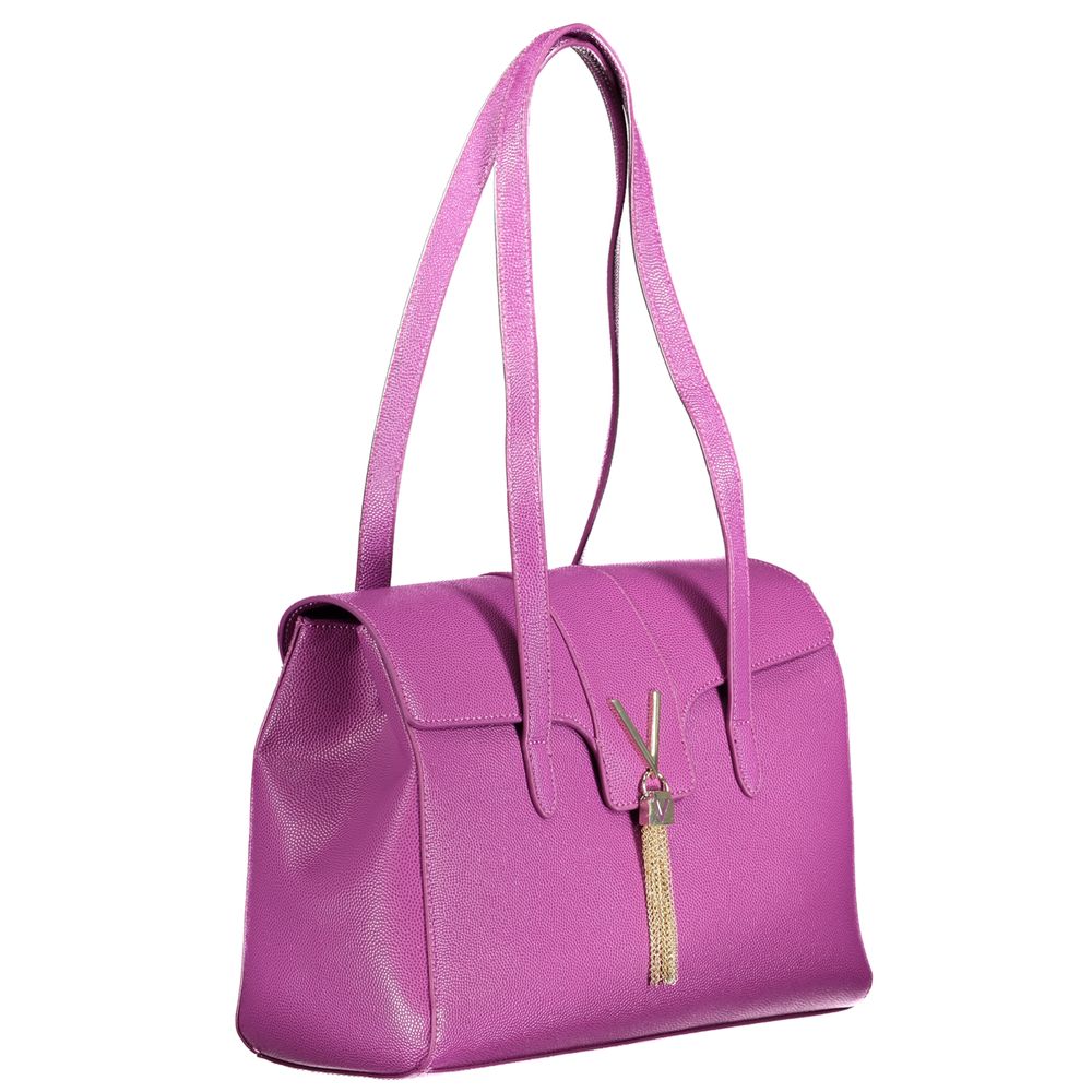 Purple Polyethylene Handbag