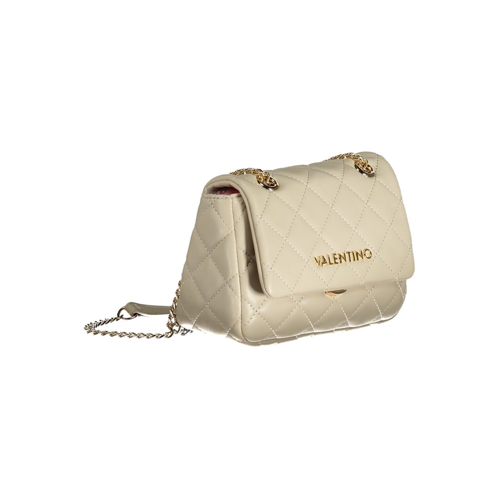 Beige Polyethylene Handbag