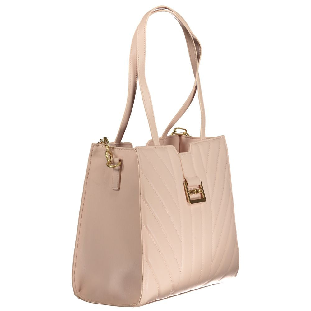 Pink Polyethylene Handbag