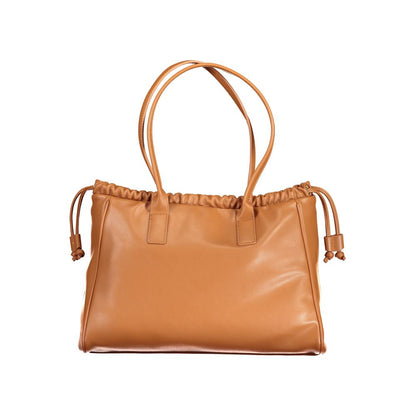 Brown Polyethylene Handbag