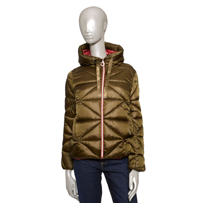 Green Polyester Women Jacket