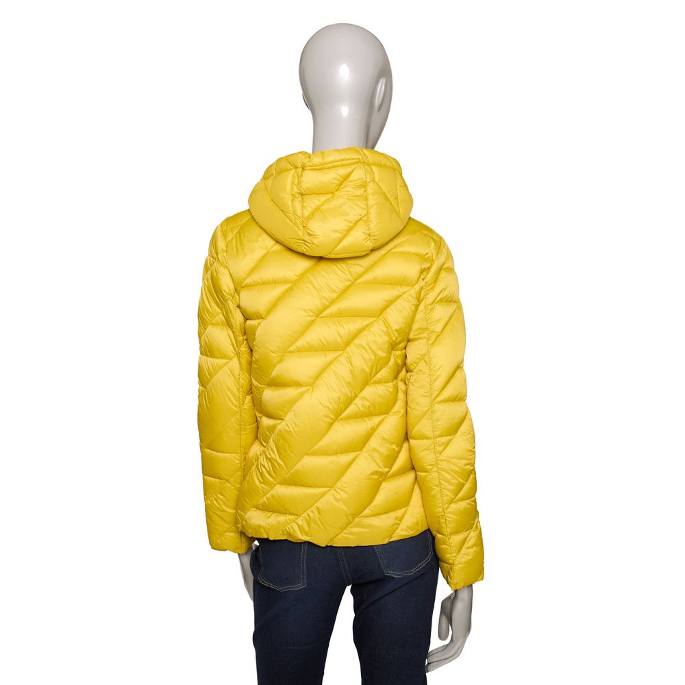 Yellow Polyester Jackets & Coat