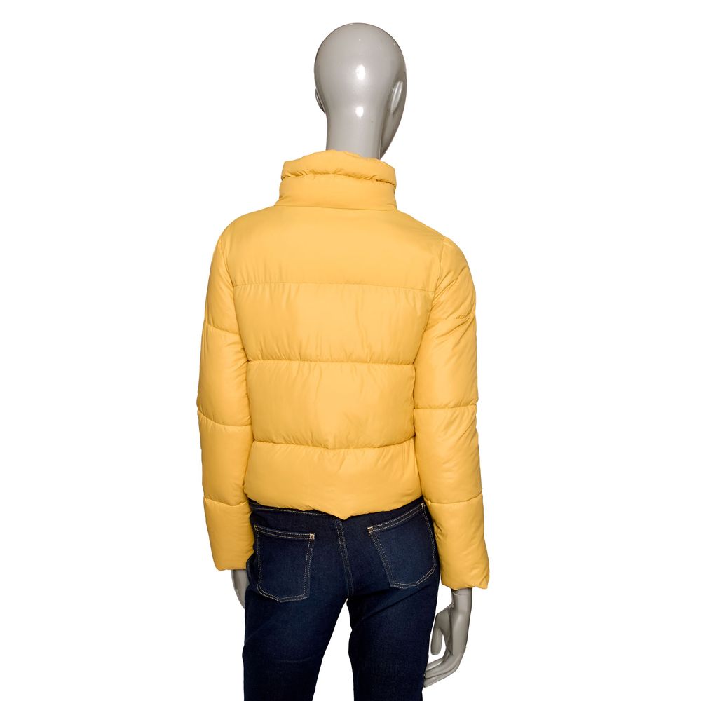 Yellow Polyester Jackets & Coat