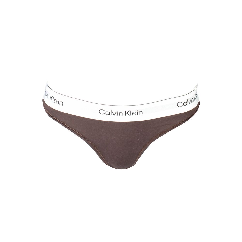 Brown Cotton Underwear