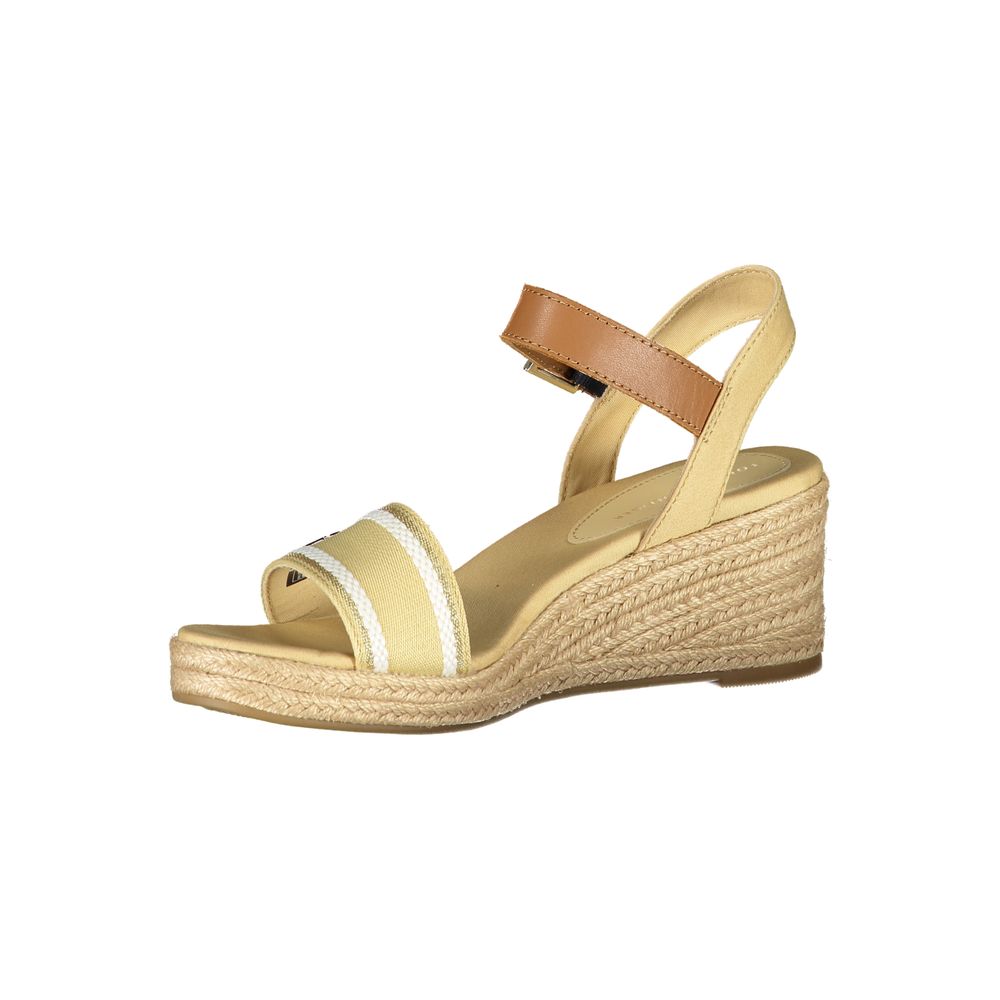 Beige Polyester Sandal